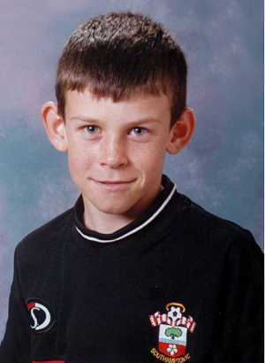 Gareth Bale malý kluk