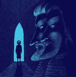 Ilustrace z knížky Pes, kocour a sirotek, Renáta Fučíková